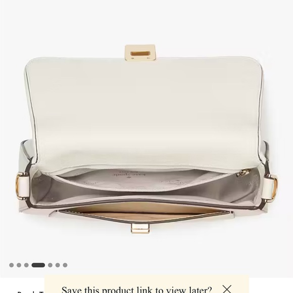 Kate Spade Phoebe Embroidered Straw Flap Crossbody - Picture 3 of 4